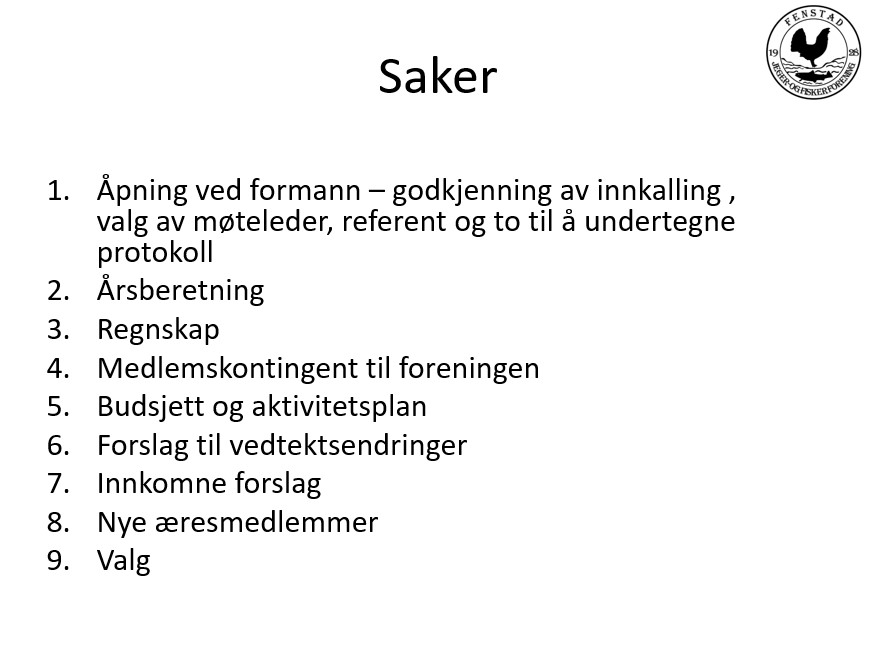 saksliste